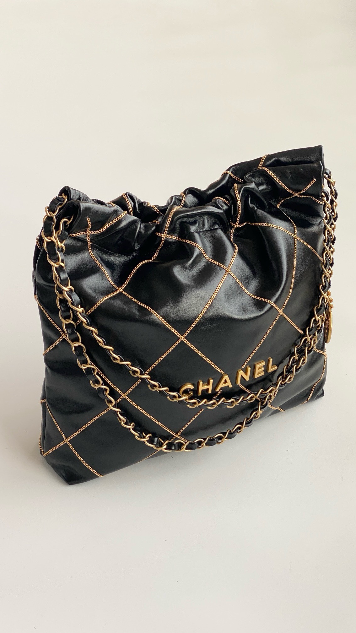 Bagsaaa Ch**ell 22 Bag In Black Leather - 35x35x8x42cm