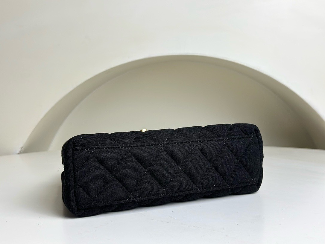 Bagsaaa Ch**el 23K Kelly Denim Black Bag - 19x13x7cm