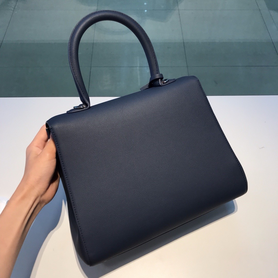 Bagsaaa Delvaux MM Brillant Satchel Black