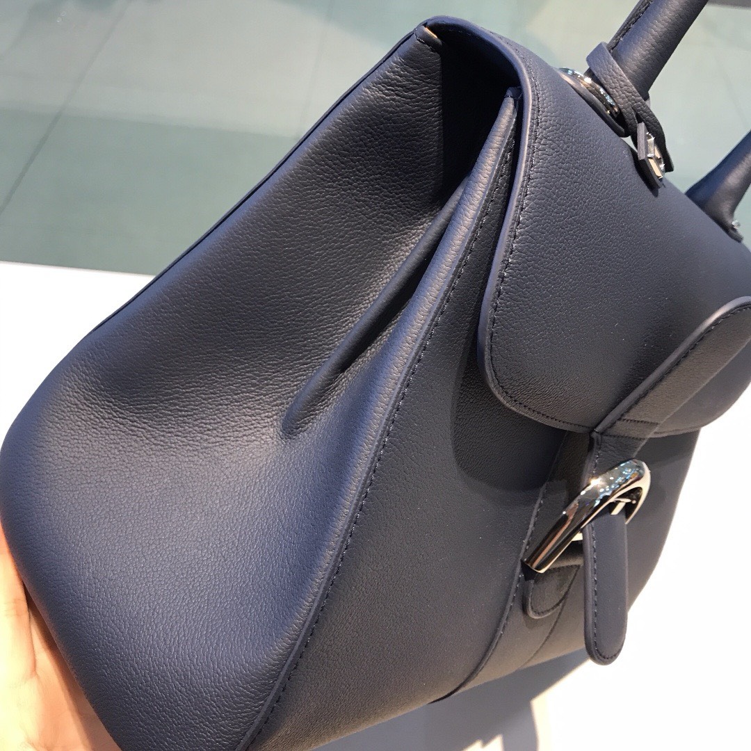 Bagsaaa Delvaux MM Brillant Satchel Black