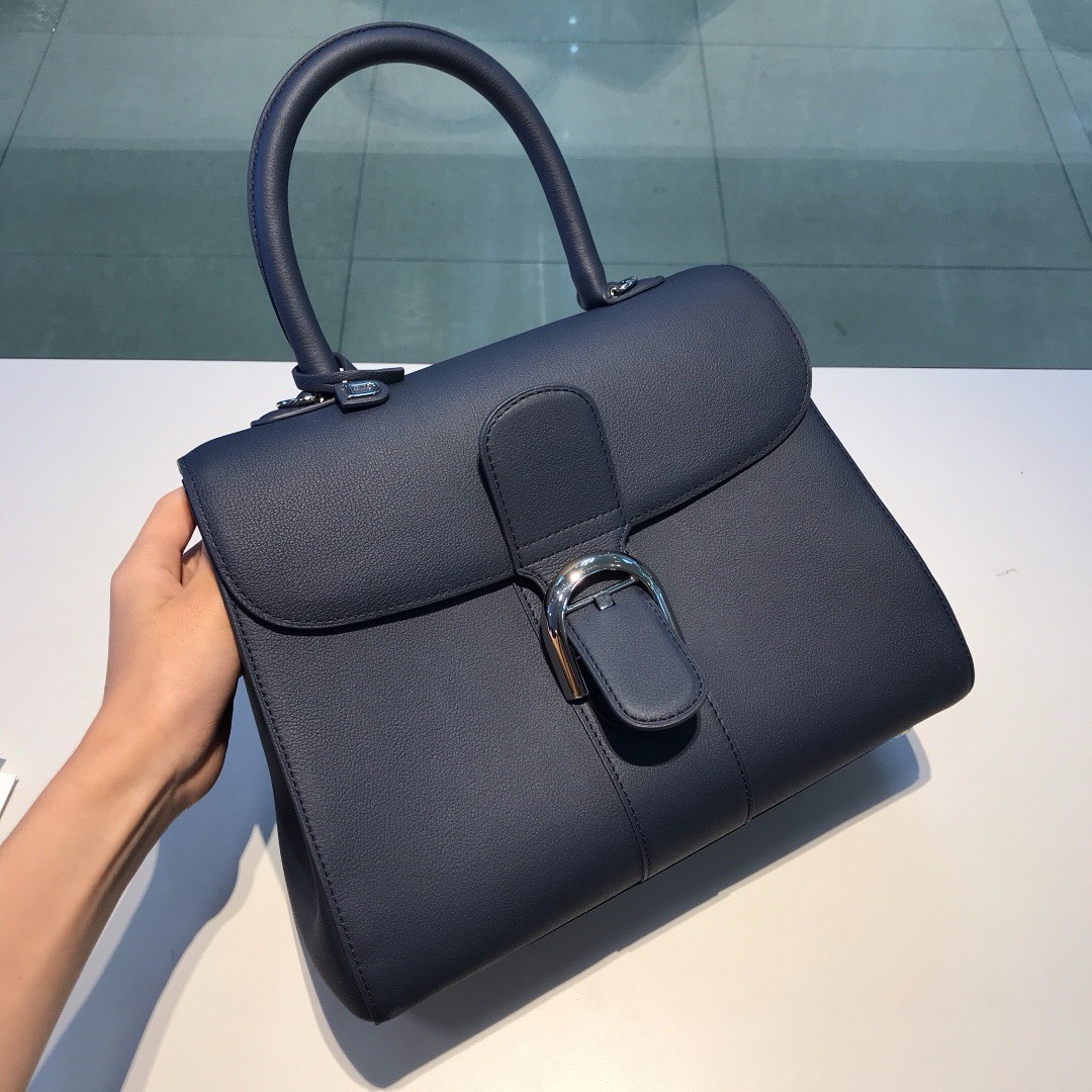 Bagsaaa Delvaux MM Brillant Satchel Black
