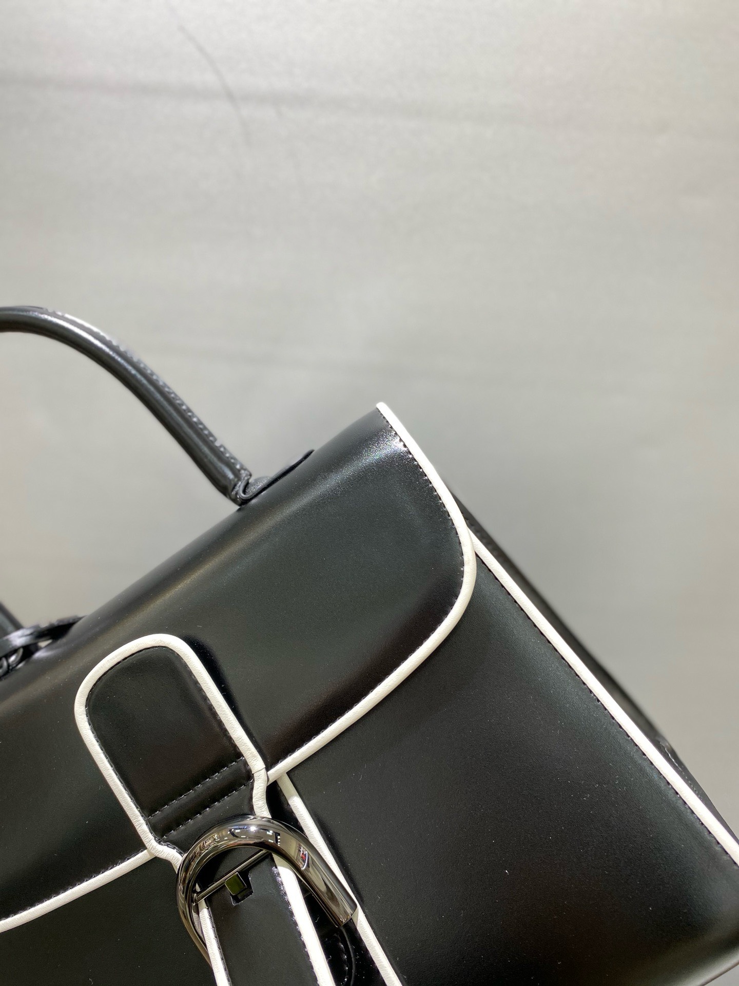 Bagsaaa Delvaux MM Brillant Satchel Black 02