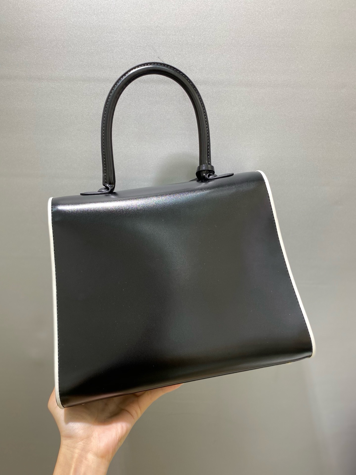 Bagsaaa Delvaux MM Brillant Satchel Black 02