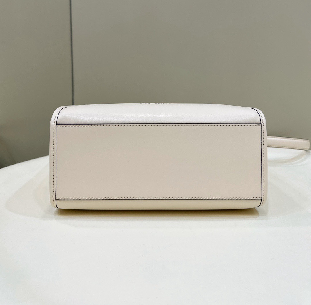 Bagsaaa F**di Sunshine White Small Tote - 25.5x12x23cm