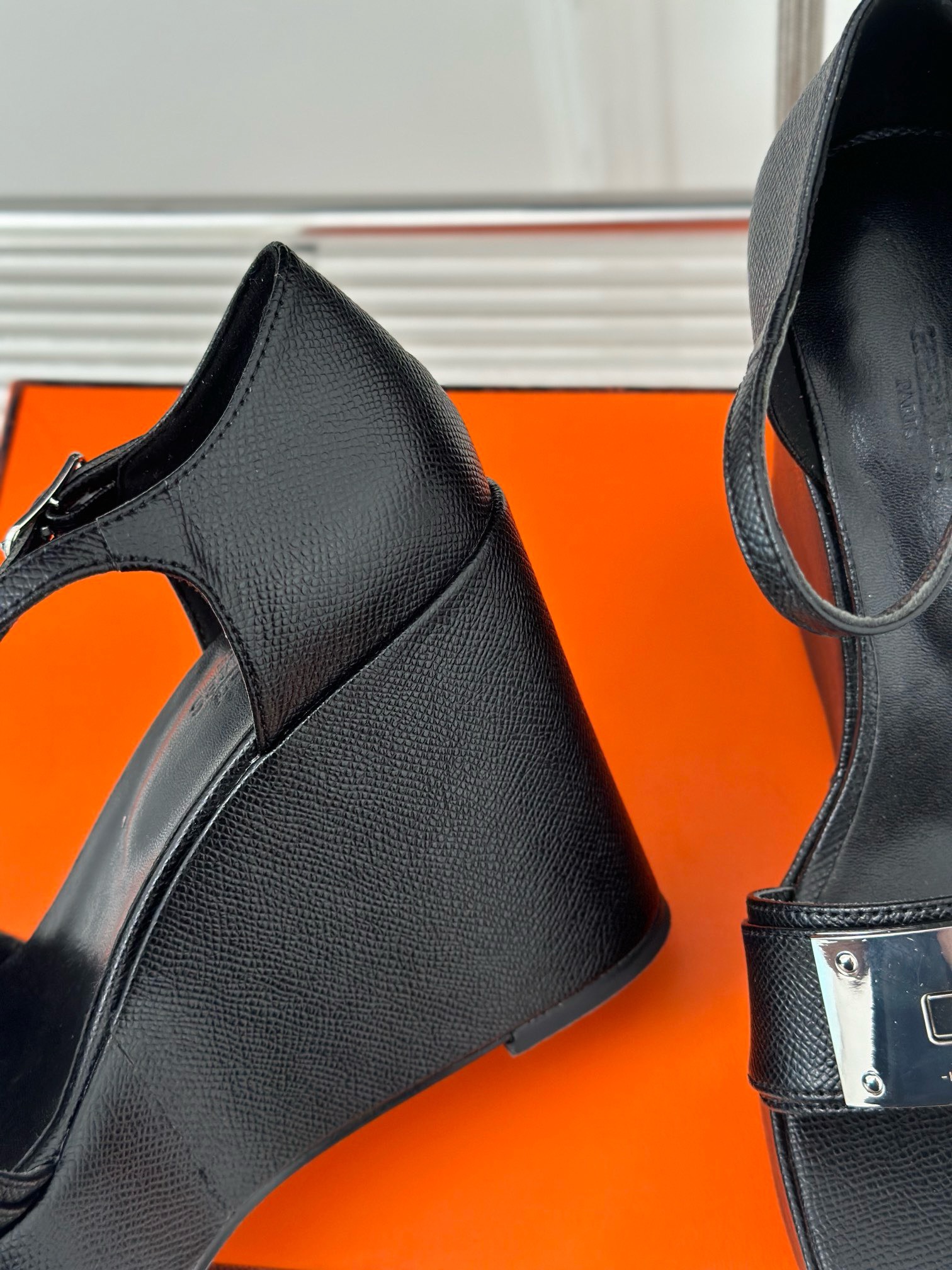 Bagsaaa H**me5 Hilda 80 Sandal Black 12cm