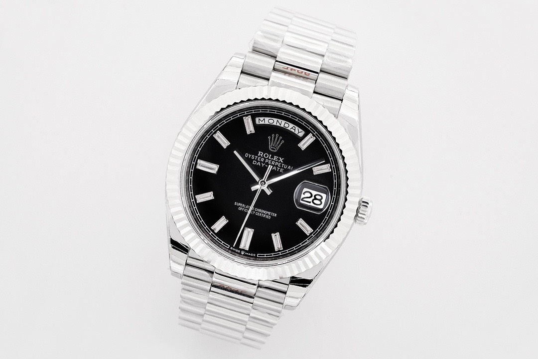 Bagsaaa R01ex Day-Date 40 Black/18 carat white gold 40mm