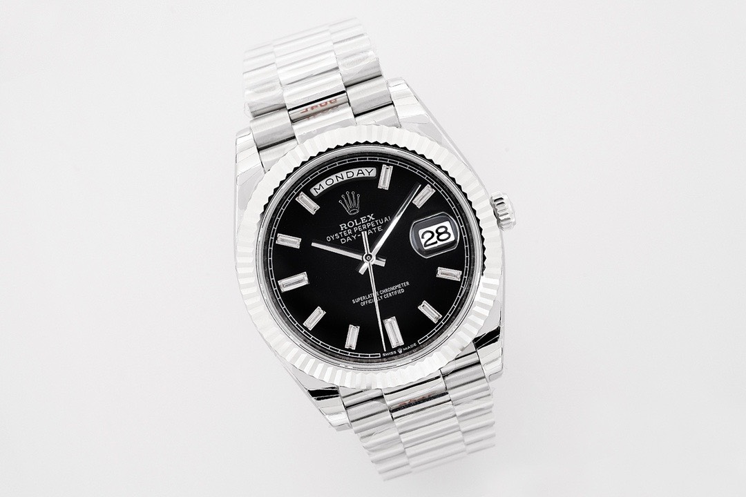 Bagsaaa R01ex Day-Date 40 Black/18 carat white gold 40mm