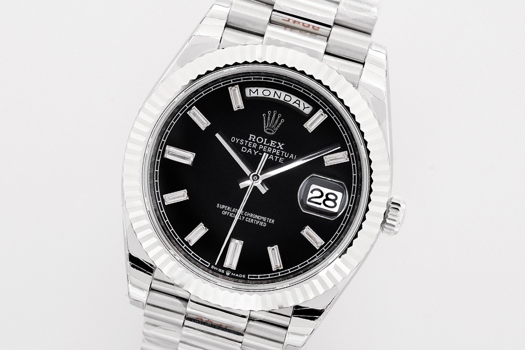 Bagsaaa R01ex Day-Date 40 Black/18 carat white gold 40mm