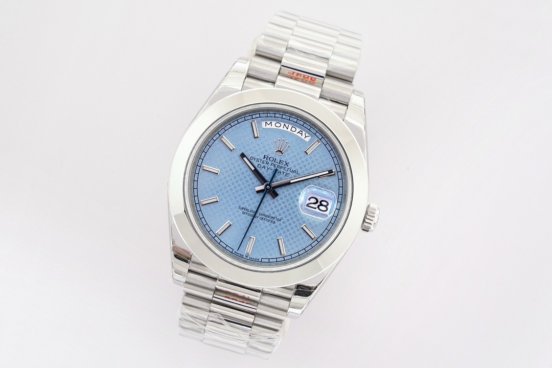 Bagsaaa R01ex Day-Date 40 Blue/18 carat white gold 40mm
