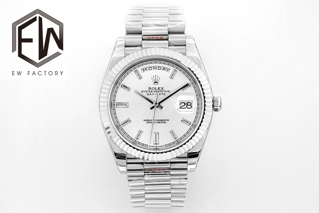Bagsaaa R01ex Day-Date 40 White/18 carat white gold 40mm