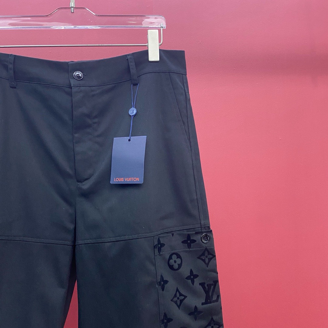 Bagsaaa L0vis Vvtt0n Cotton Workwear Pants