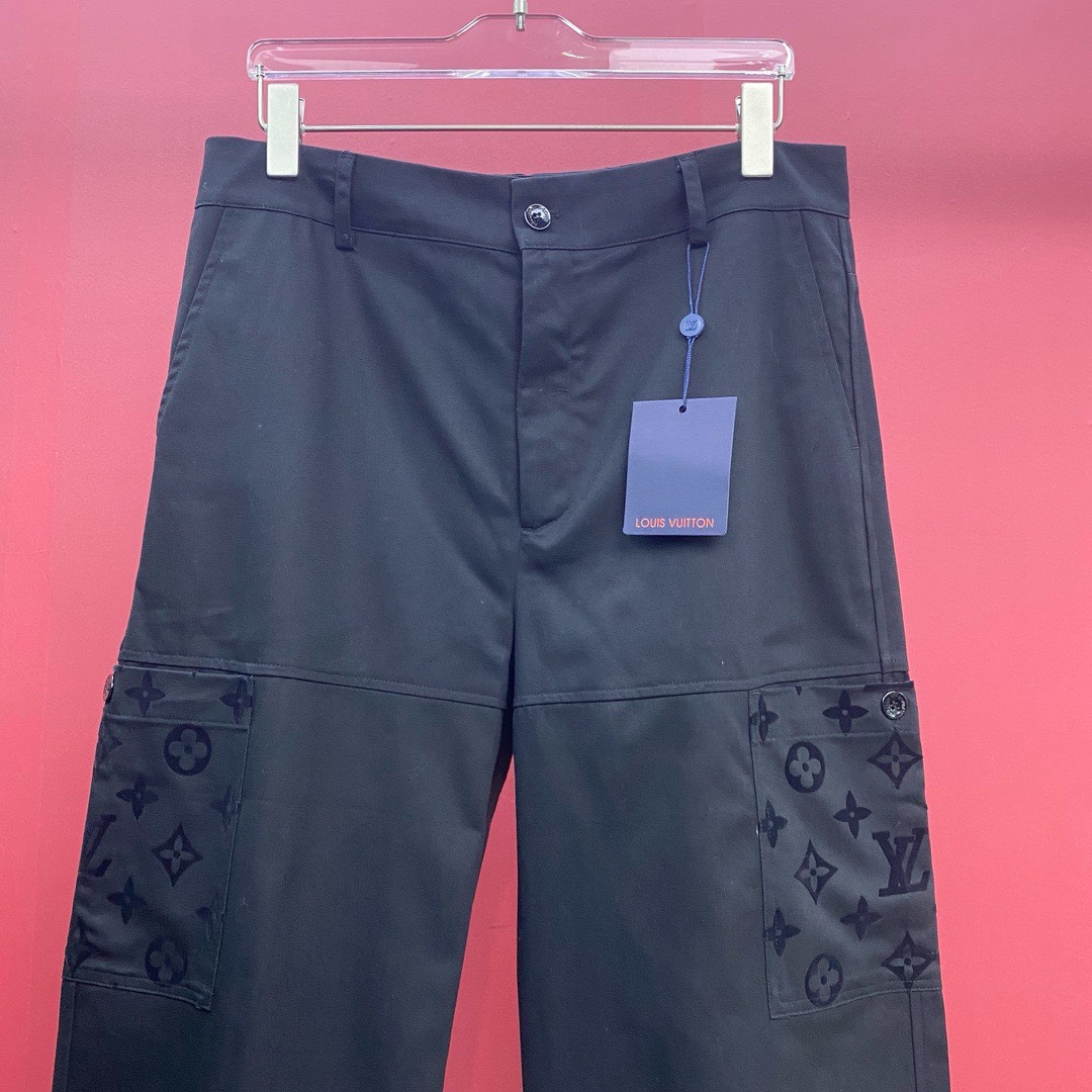 Bagsaaa L0vis Vvtt0n Cotton Workwear Pants