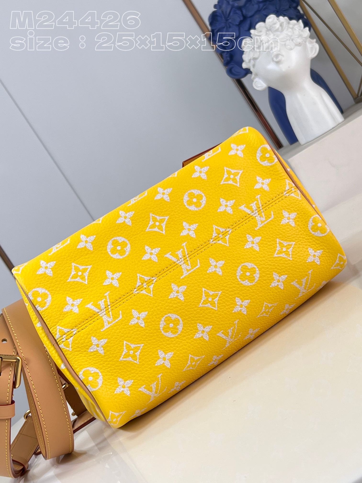 Bagsaaa L0vis Vvtt0n Speedy 25 Yellow color - 25 x 15 x 15cm
