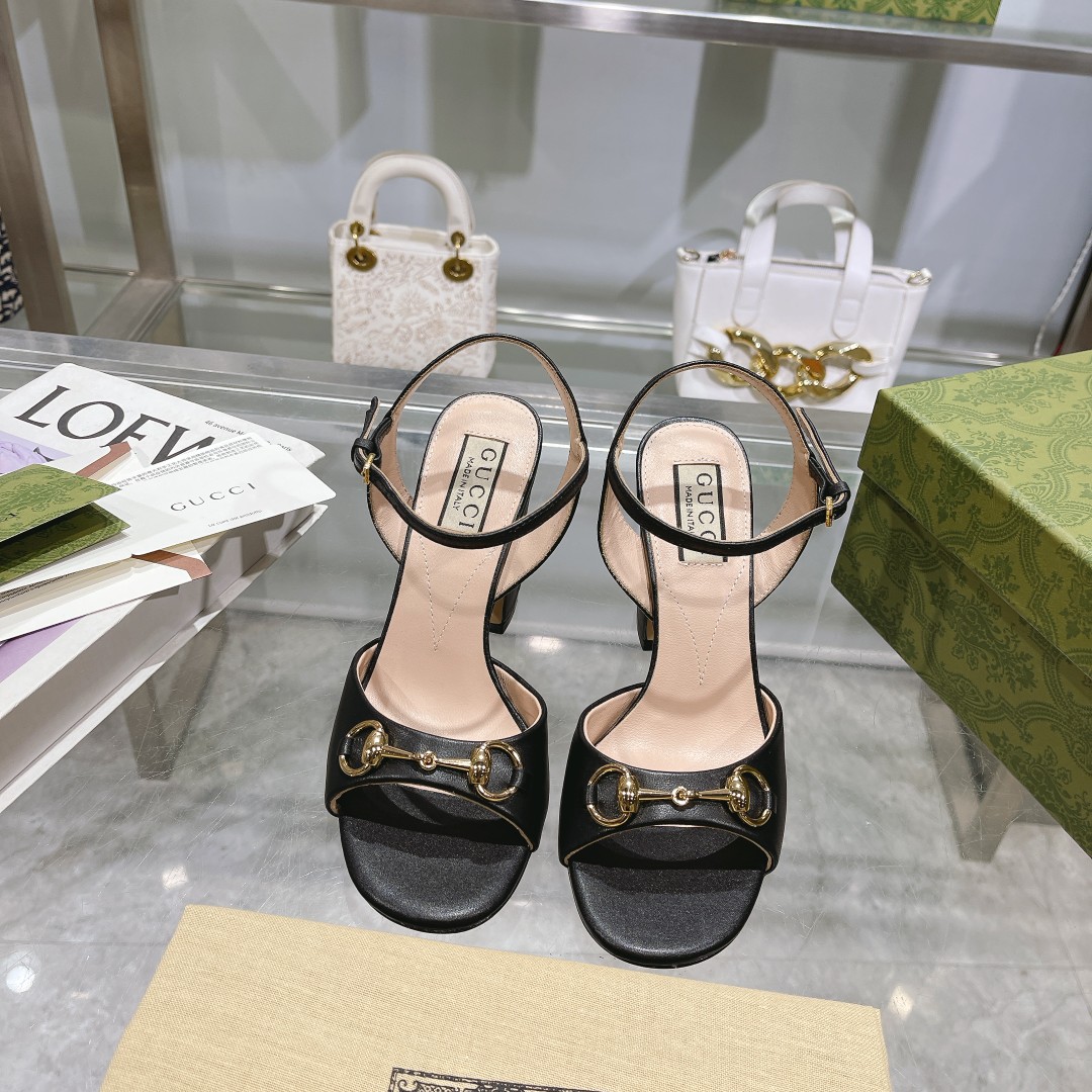 Bagsaaa Gvc*1Horsebit Mid Heel Sandals