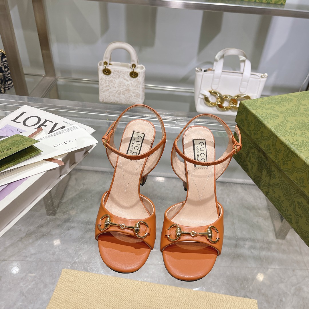 Bagsaaa Gvc*1Horsebit Mid Heel Sandals