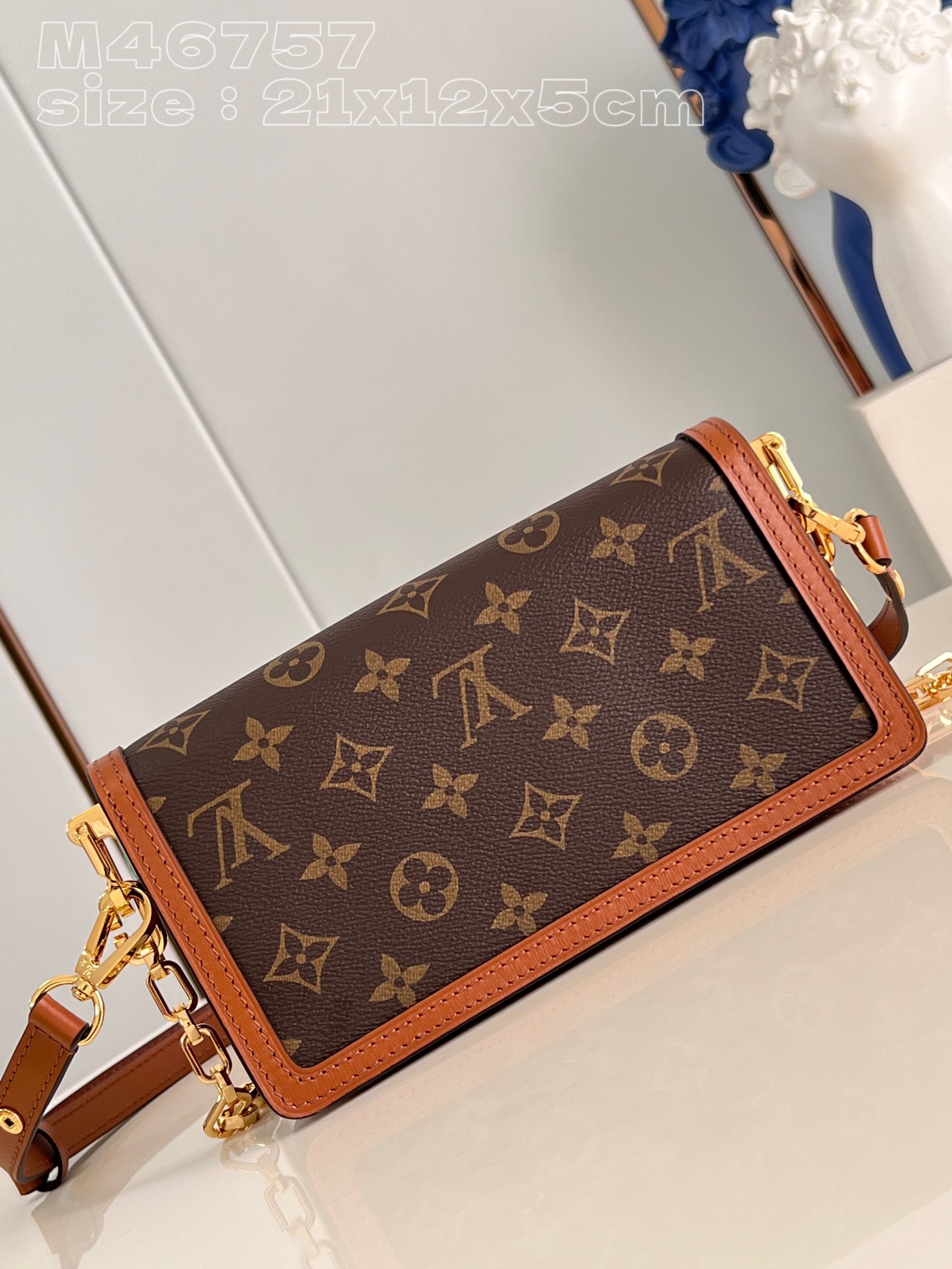 Bagsaaa L0vis Vvtt0n Dauphine East West - 21x12x5cm