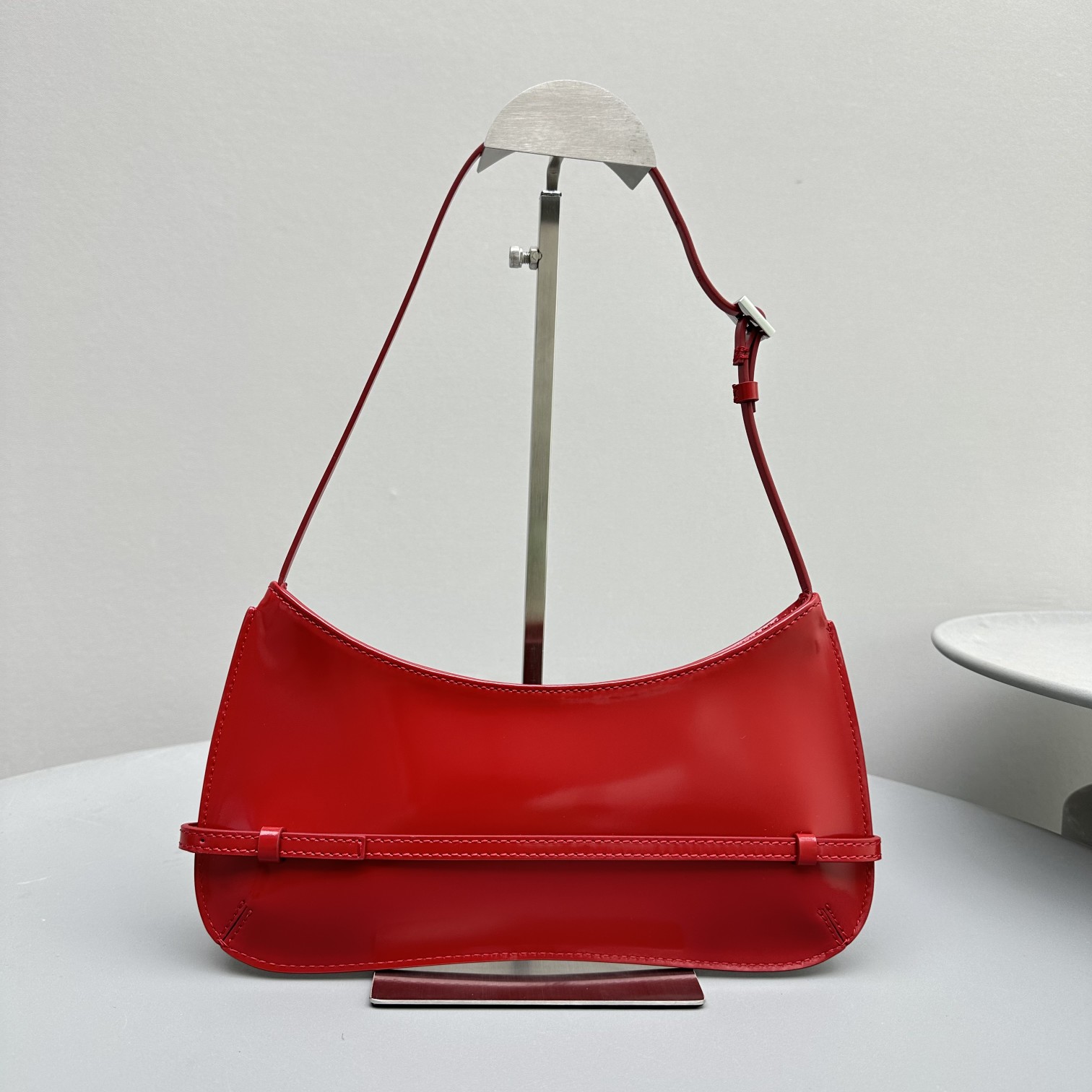 Bagsaaa Jacquemus Le Bisou Ceinture Red Bag - 27*11*3cm
