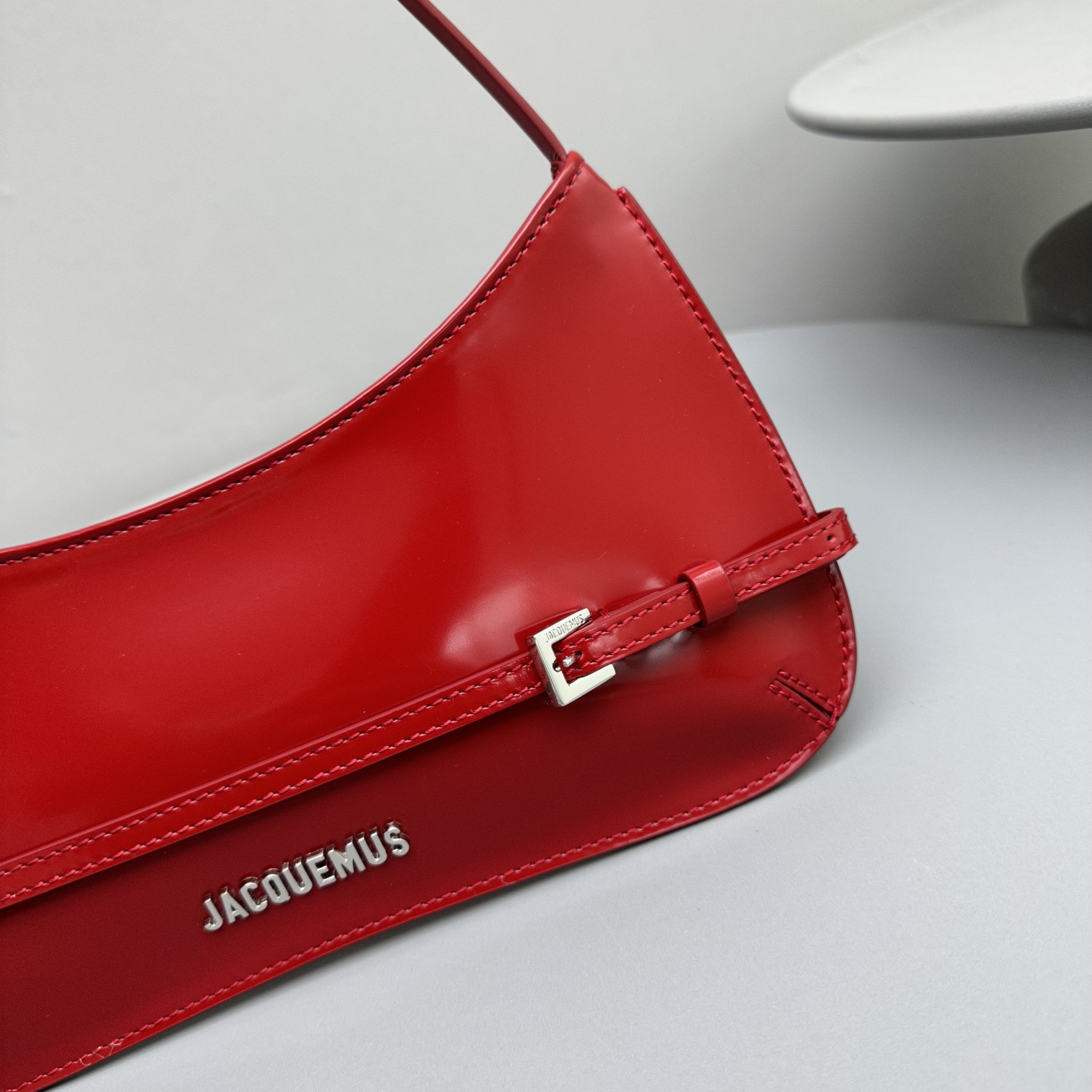 Bagsaaa Jacquemus Le Bisou Ceinture Red Bag - 27*11*3cm