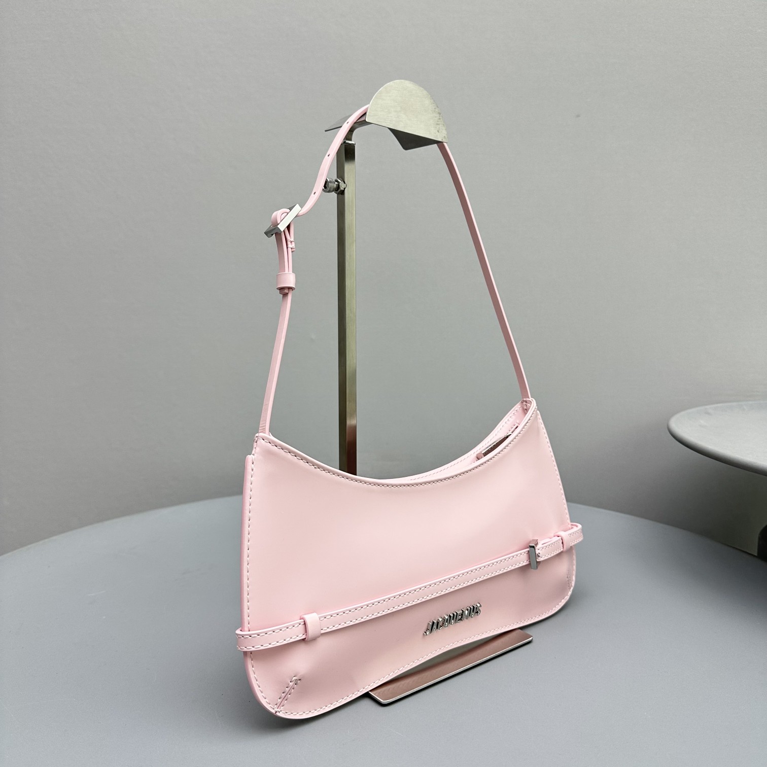 Bagsaaa Jacquemus Le Bisou Ceinture Pink Bag - 27*11*3cm