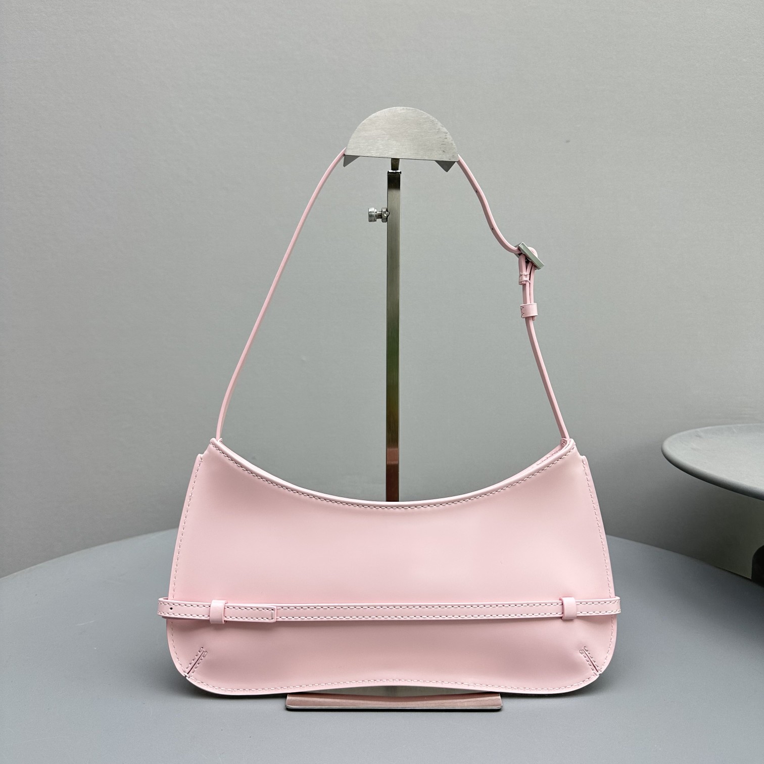 Bagsaaa Jacquemus Le Bisou Ceinture Pink Bag - 27*11*3cm