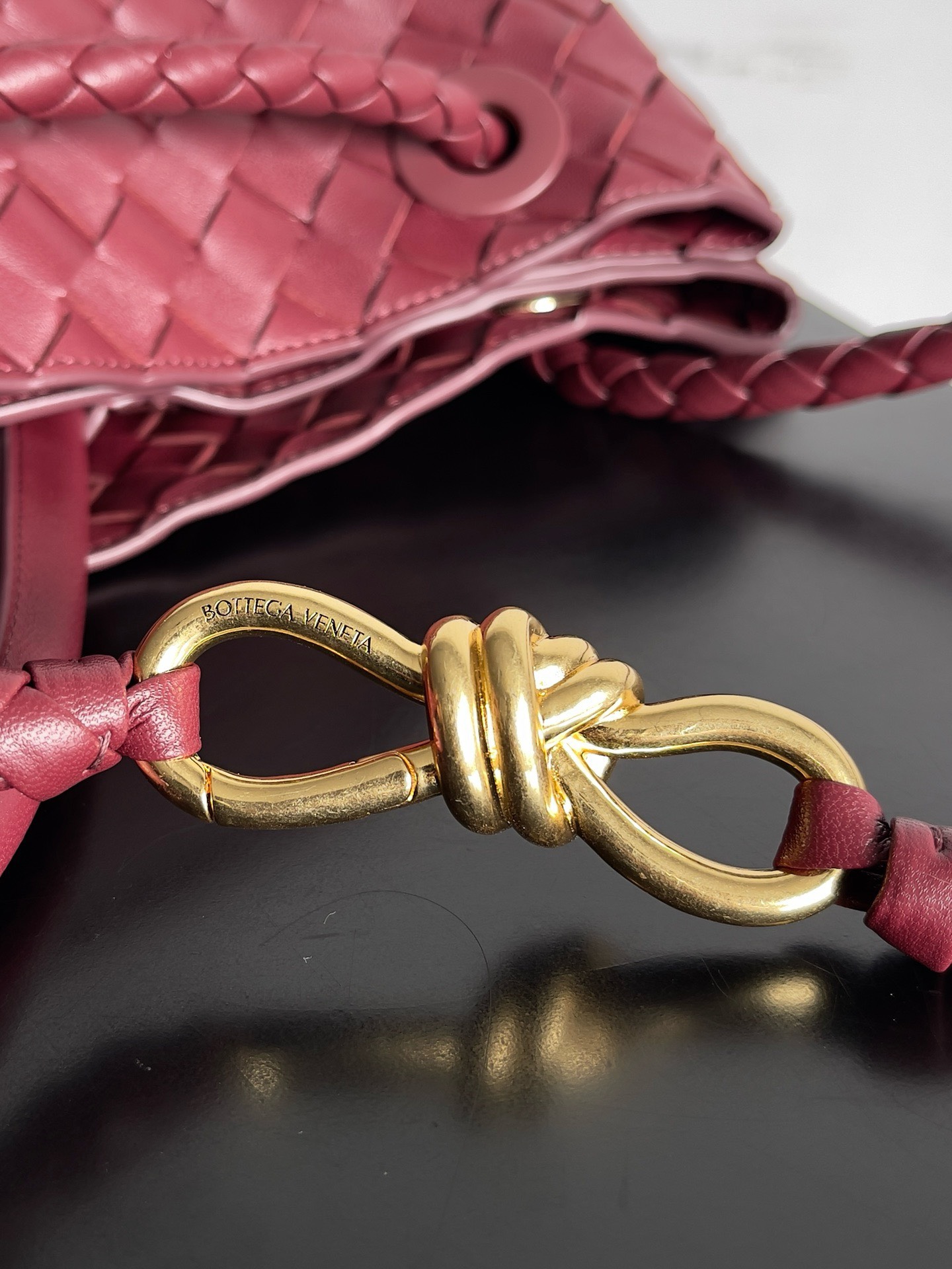 Bagsaaa B0tt*ga Ven*ta Large Andiamo Burgundy - 42x35x18cm