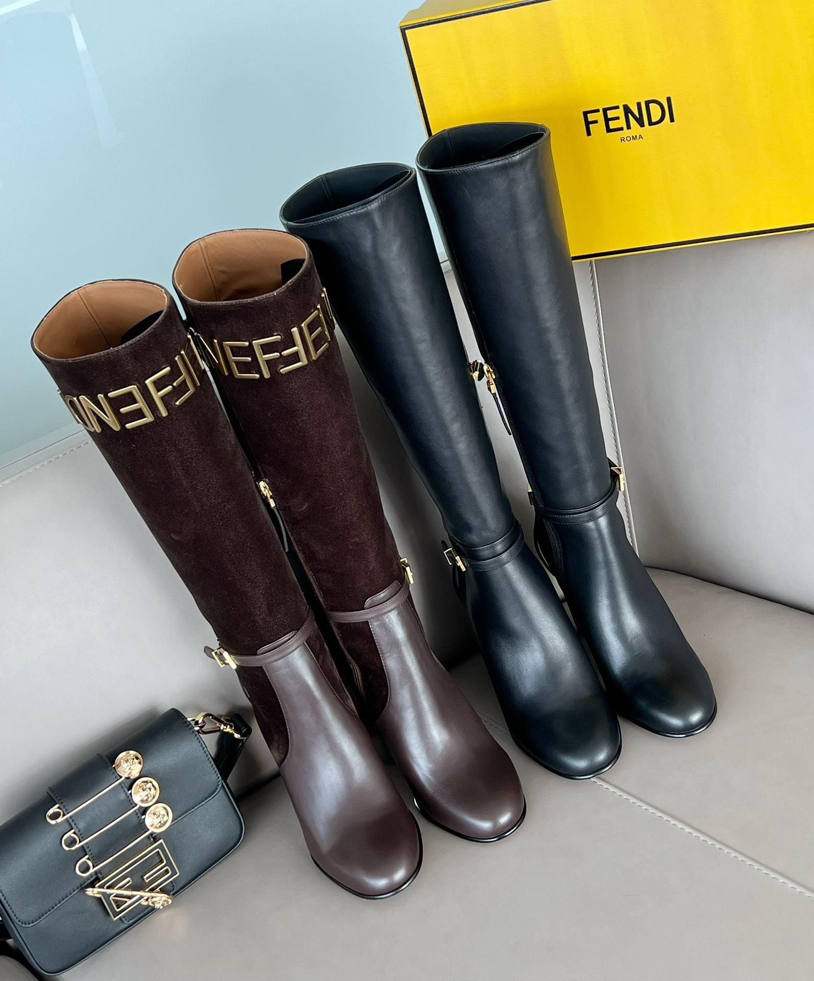 Bagsaaa F**di Delfina Boot 