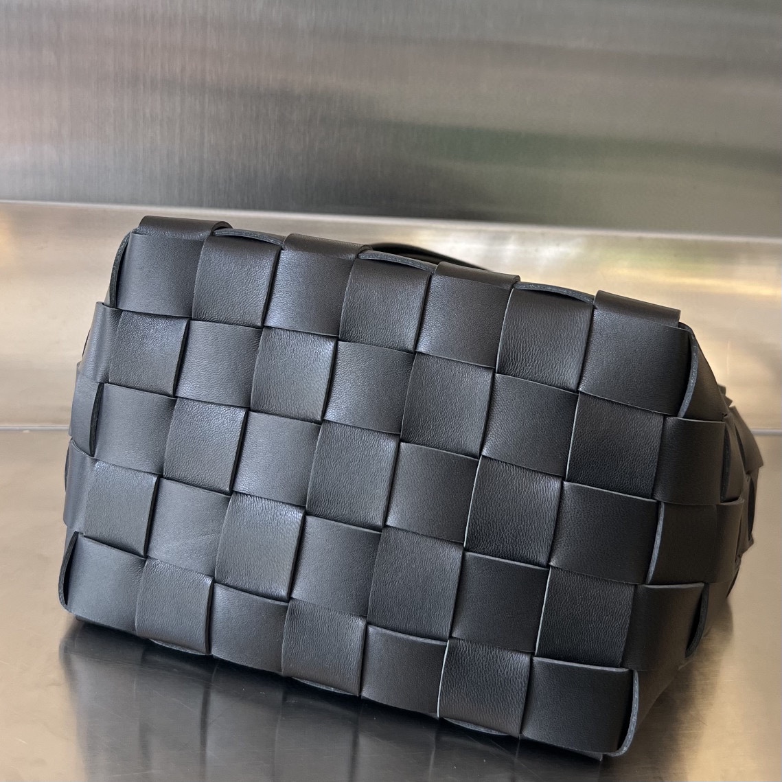 Bagsaaa B0tt*ga Ven*ta Small Bowling Cassette Black - 22x16x13cm