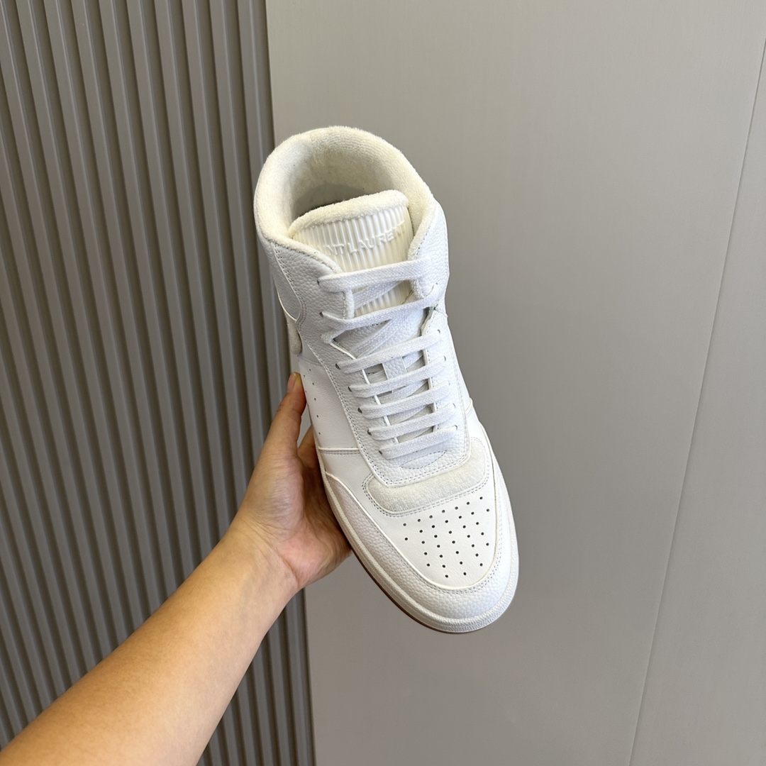 Bagsaaa Y51 High Top White Sneakers