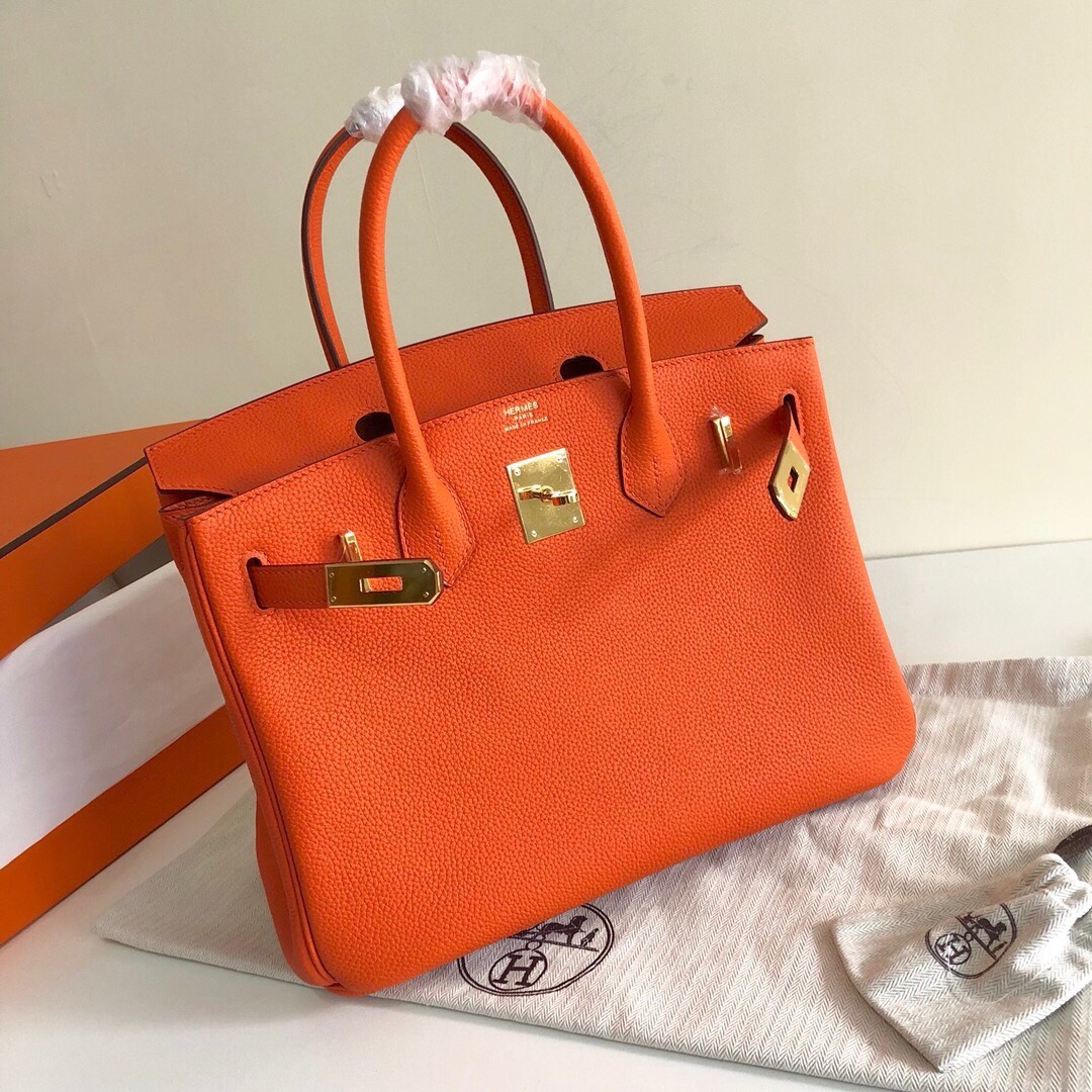 Bagsaaa H**me5 birkin 25cm togo leather gold hardware