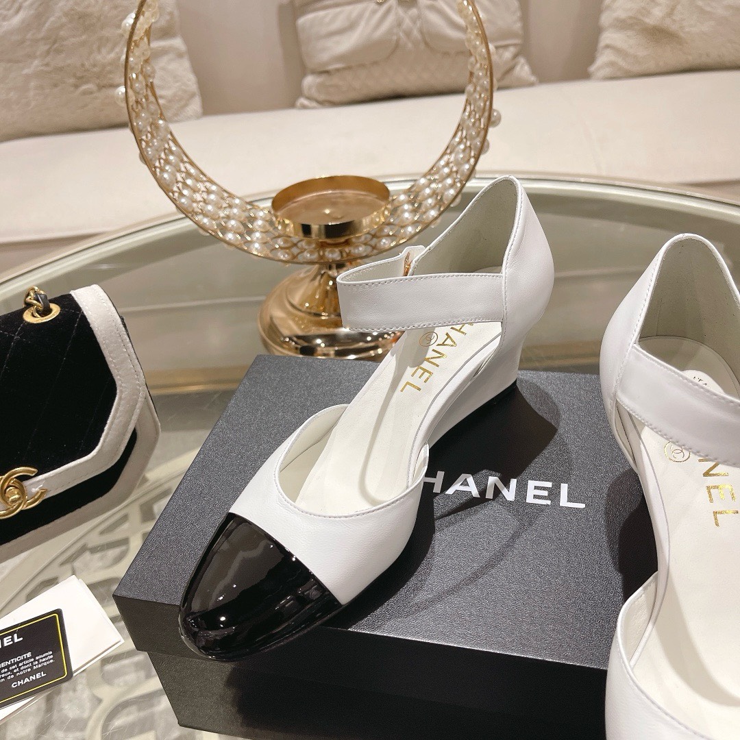 Bagsaaa Ch**el Mary Janes White shoes