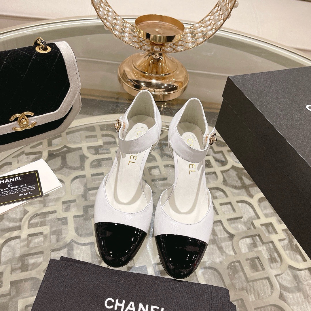 Bagsaaa Ch**el Mary Janes White shoes