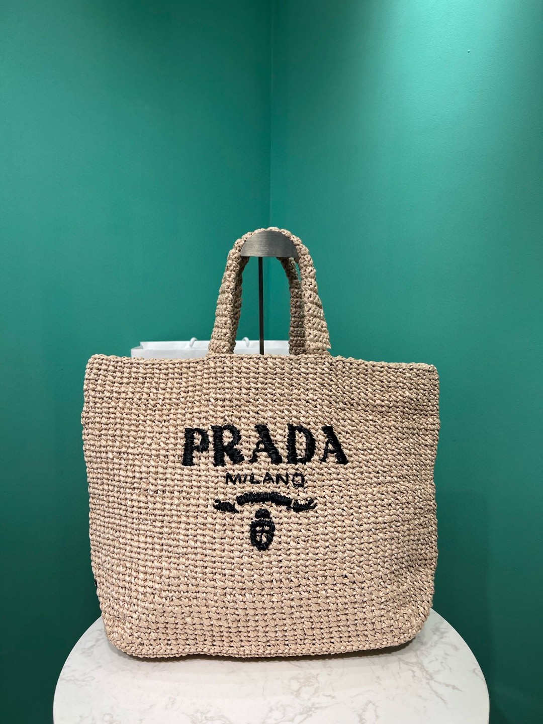 Bagsaaa Pra*a Raffia Large Tote Bag - 50*16*34cm