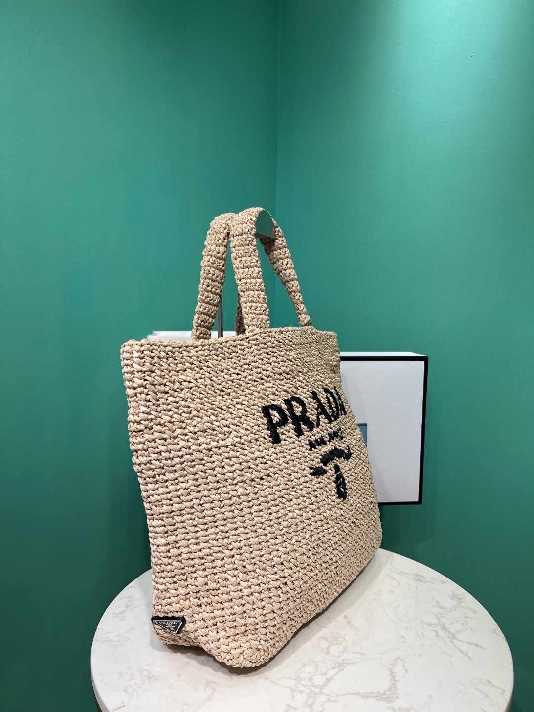 Bagsaaa Pra*a Raffia Large Tote Bag - 50*16*34cm