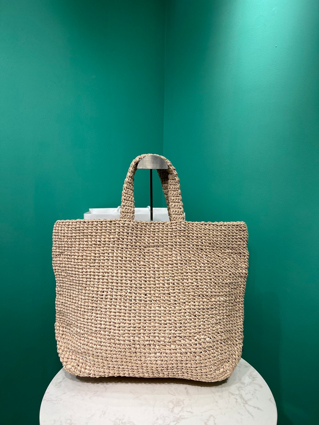 Bagsaaa Pra*a Raffia Large Tote Bag - 50*16*34cm