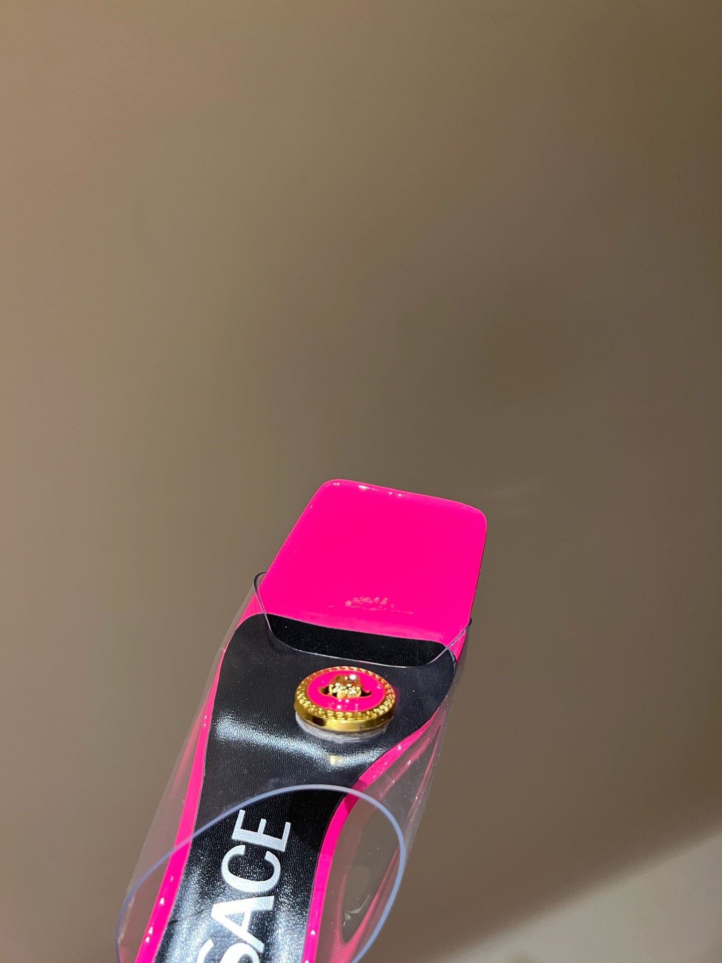 Bagsaaa Versace Sandals In Hot Pink