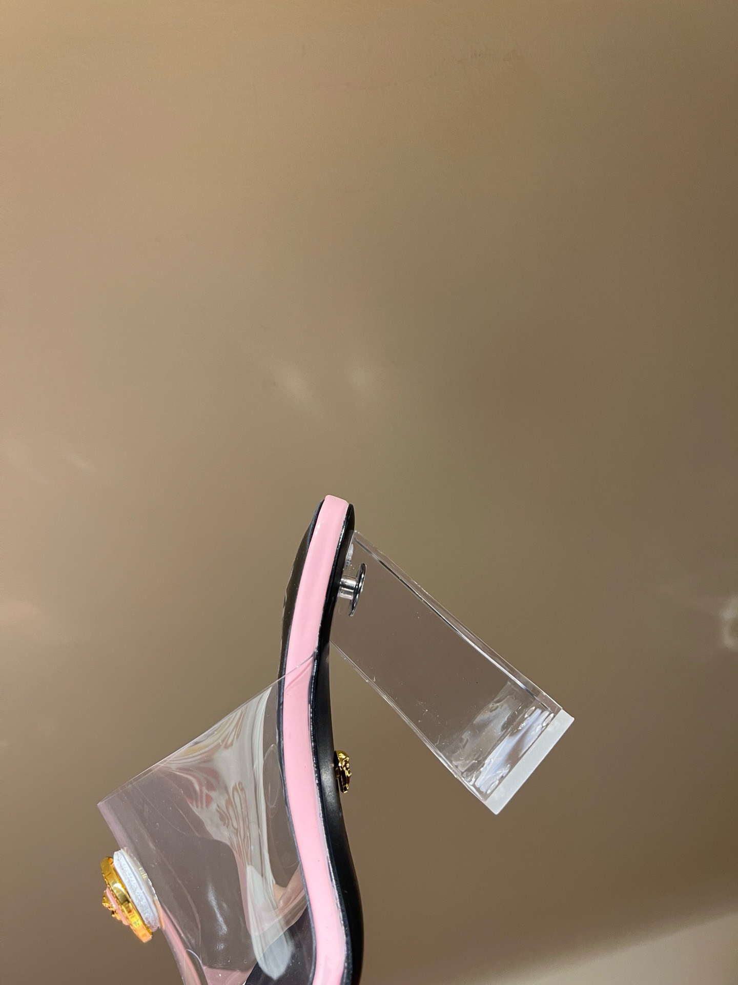 Bagsaaa Versace Sandals In Light Pink