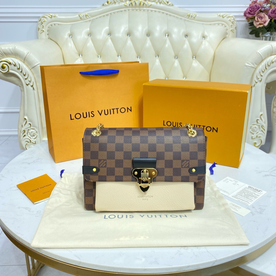 Bagsaaa L0vis Vvtt0n Vavin bag PM Damier Ebene White - 25 x 17 x 9.5 cm