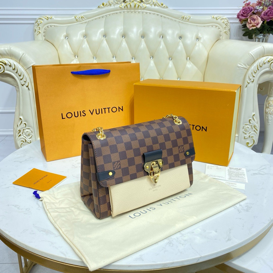 Bagsaaa L0vis Vvtt0n Vavin bag PM Damier Ebene White - 25 x 17 x 9.5 cm