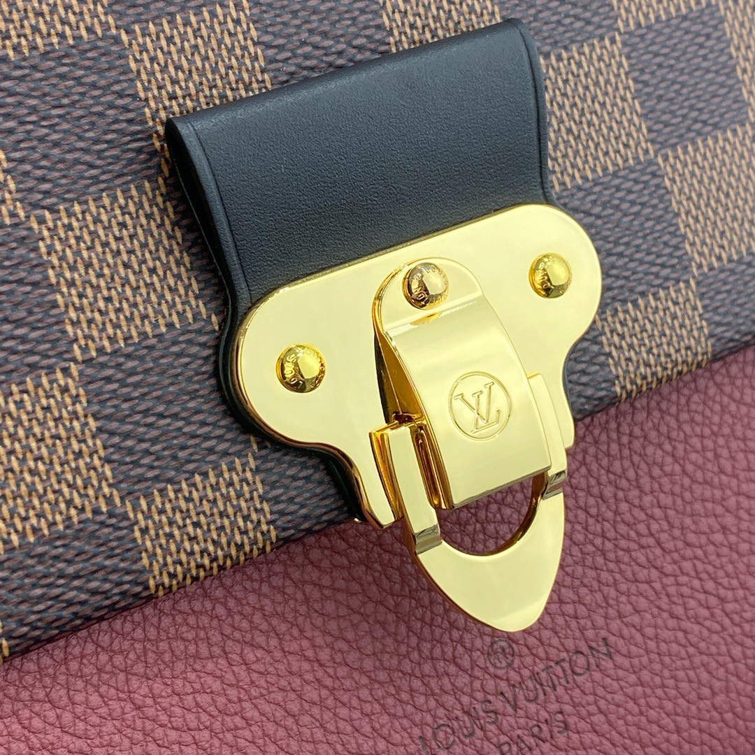 Bagsaaa L0vis Vvtt0n Vavin bag PM Damier Ebene Burgundy - 25 x 17 x 9.5 cm