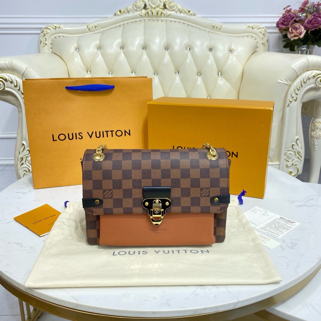Bagsaaa L0vis Vvtt0n Vavin bag PM Damier Ebene Orange - 25 x 17 x 9.5 cm