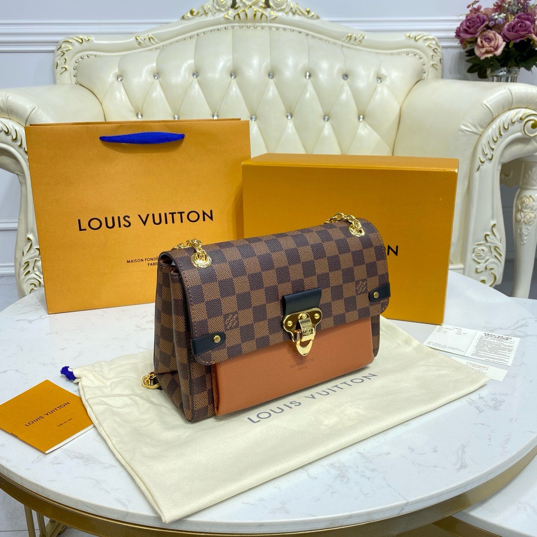 Bagsaaa L0vis Vvtt0n Vavin bag PM Damier Ebene Orange - 25 x 17 x 9.5 cm