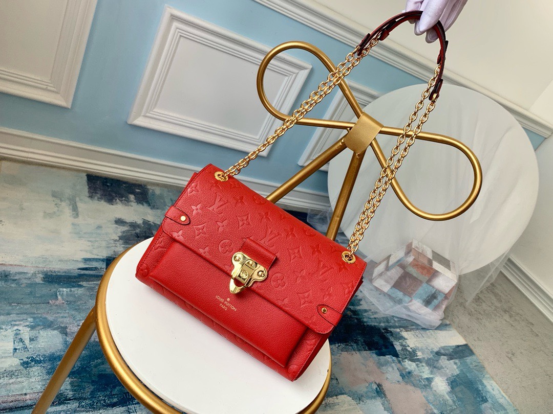 Bagsaaa L0vis Vvtt0n Vavin bag PM Monogram Empreinte Red - 25 x 17 x 9.5 cm