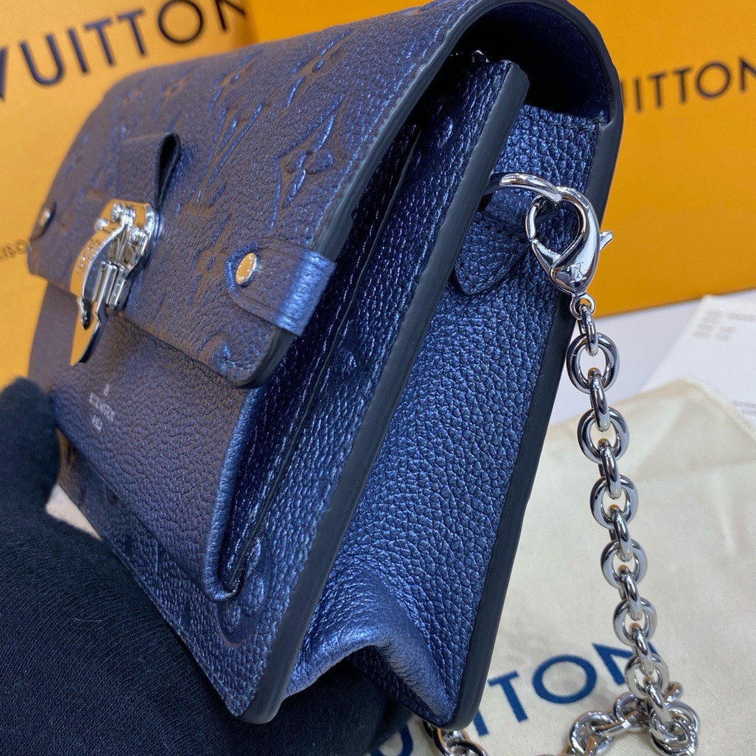Bagsaaa L0vis Vvtt0n Vavin WOC Bag Monogram Empreinte Blue 21cm