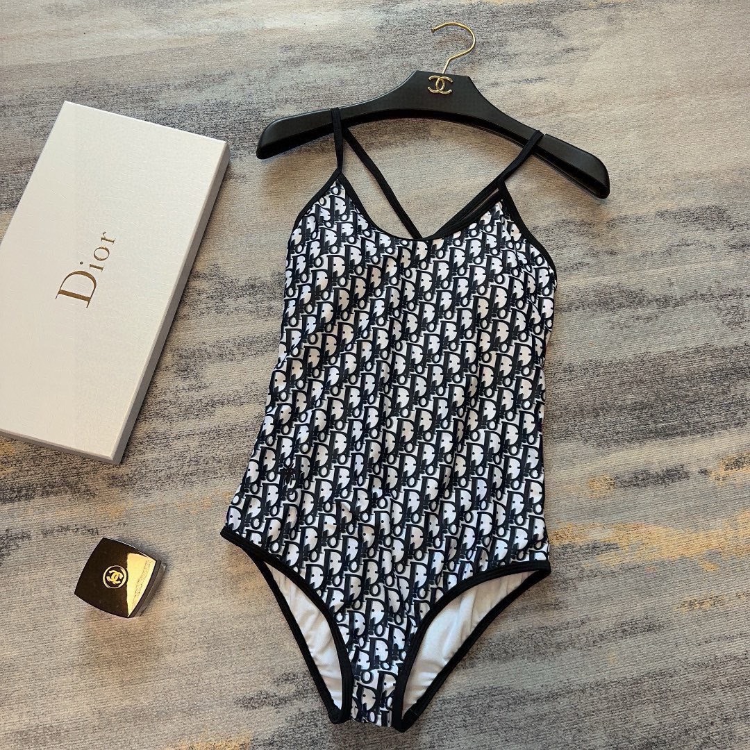 Bagsaaa D10r Swimsuit One Piece Obique Blue 02