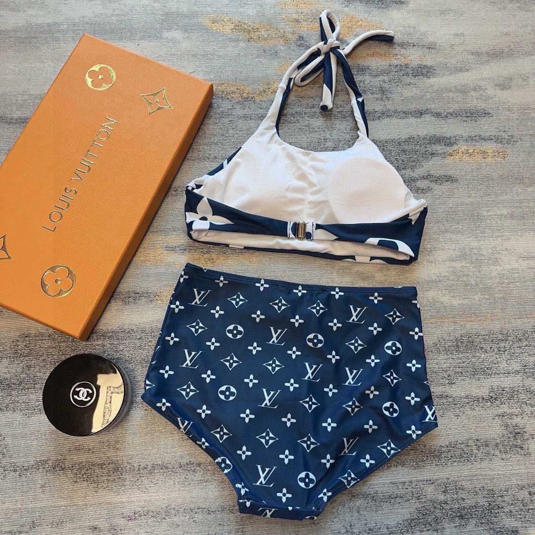 Bagsaaa L0vis Vvtt0n Bikini Monogram Blue