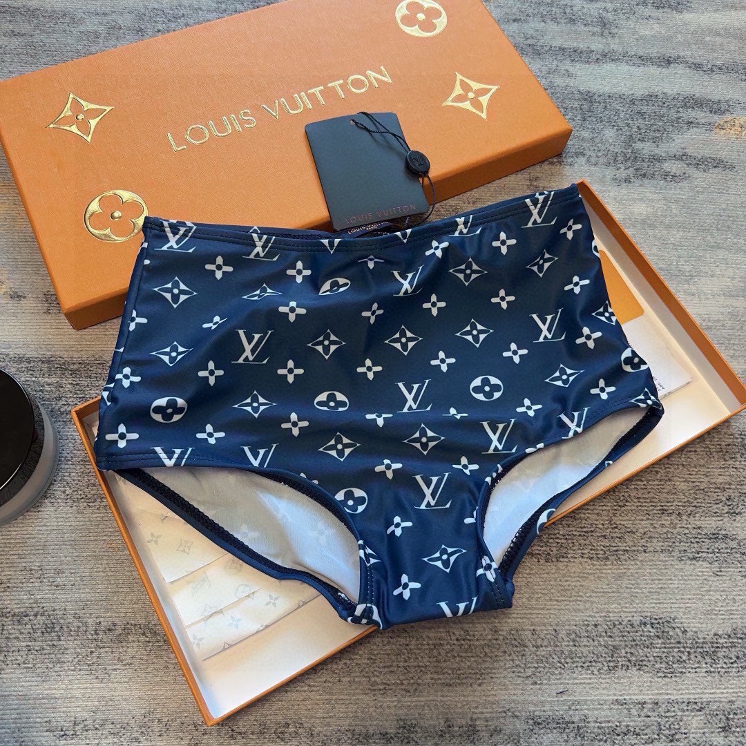 Bagsaaa L0vis Vvtt0n Bikini Monogram Blue