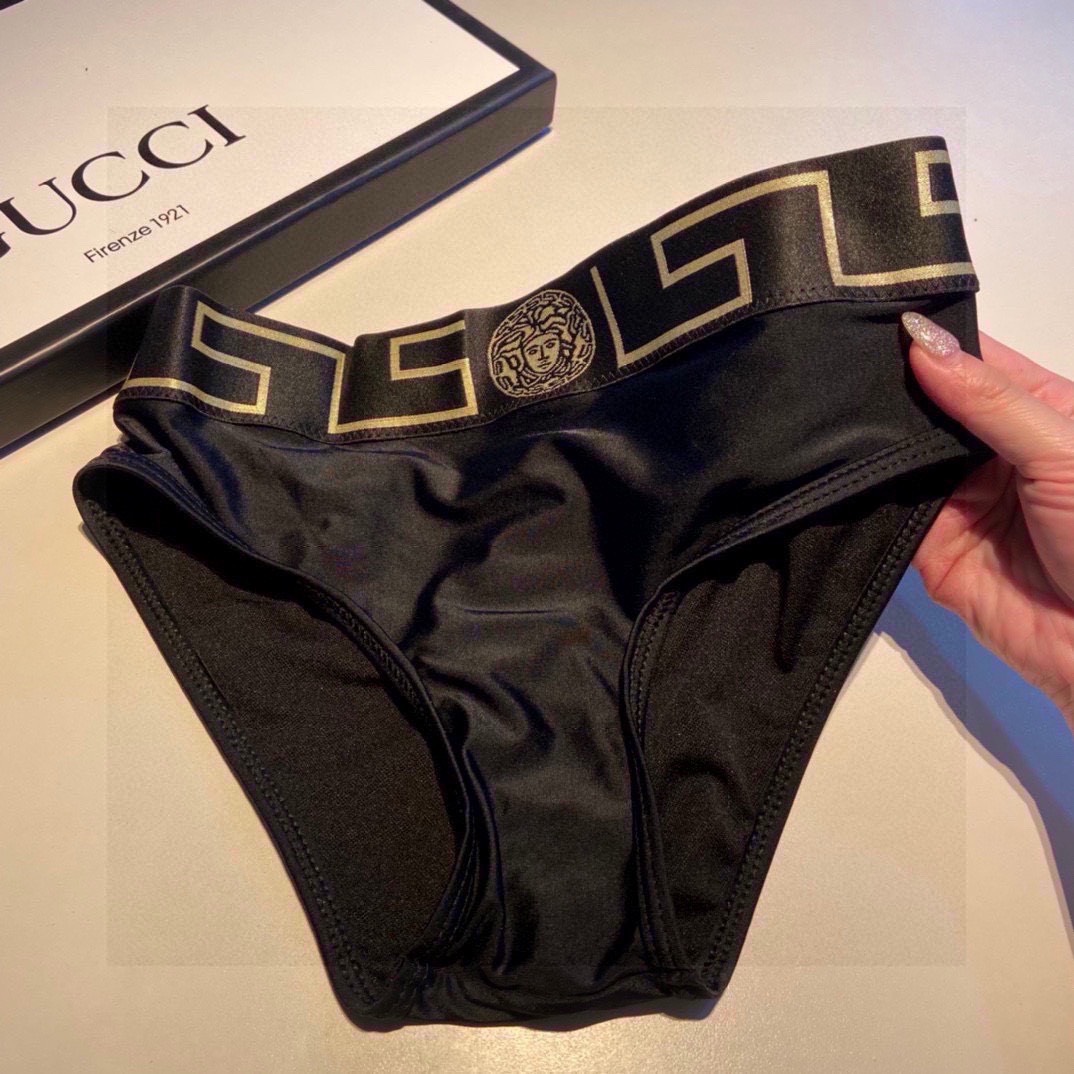 Bagsaaa Versace Black Bikini