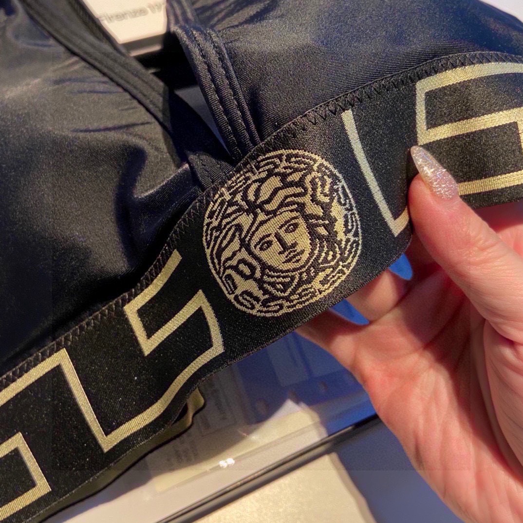 Bagsaaa Versace Black Bikini
