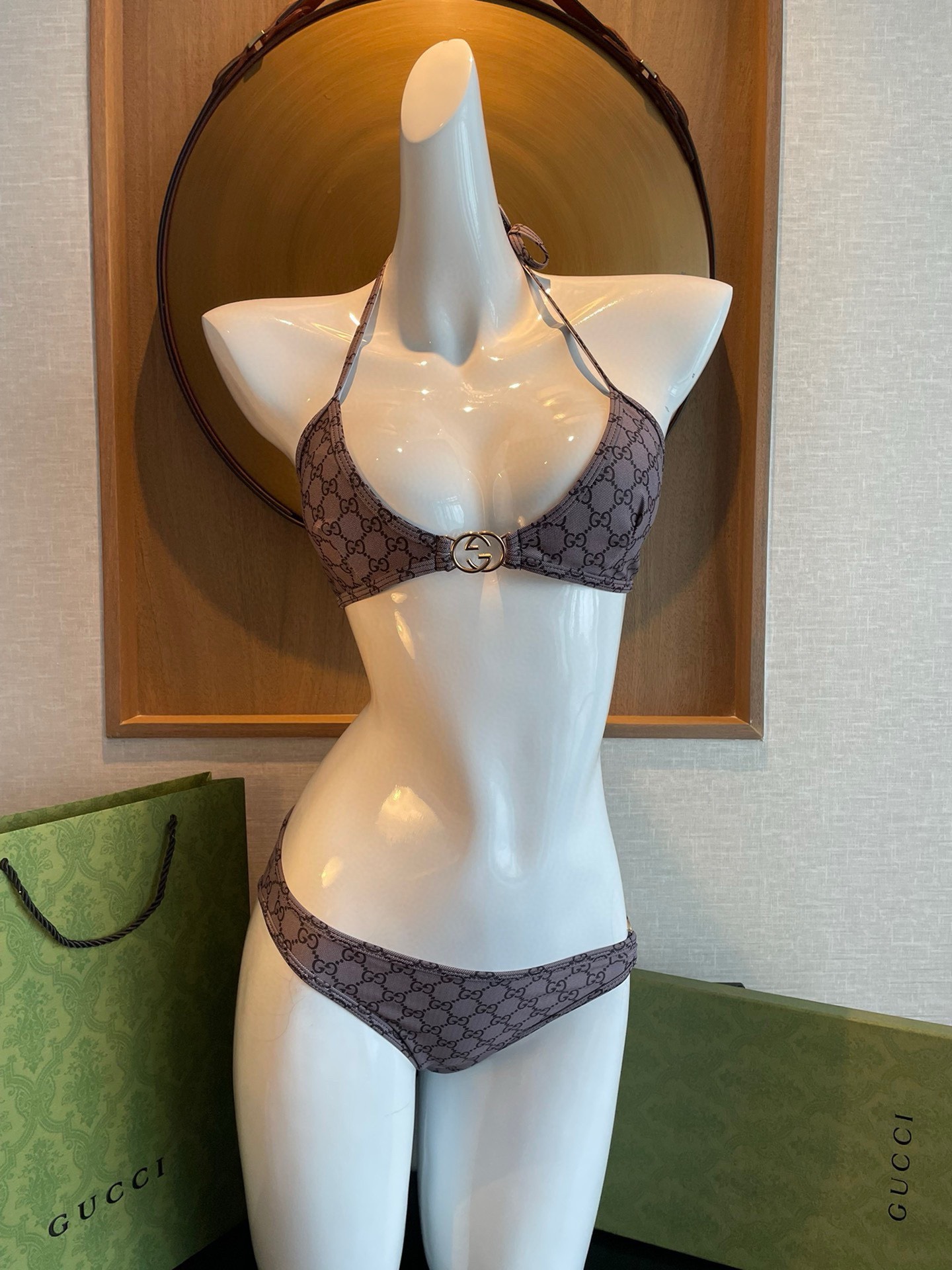 Bagsaaa Gvc*1 GG Ebony Brown Bikini