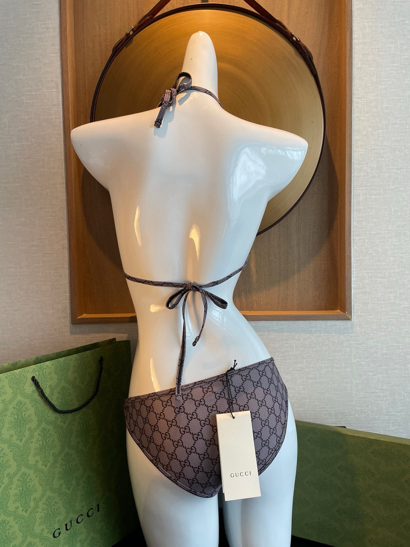 Bagsaaa Gvc*1 GG Ebony Brown Bikini